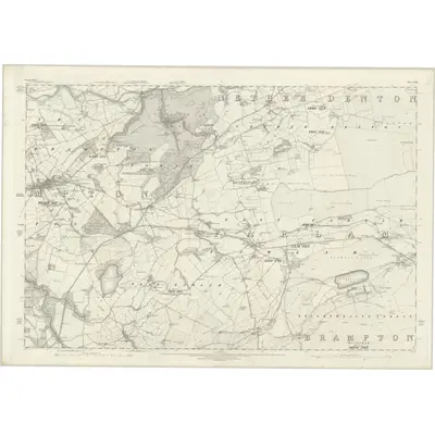 1863 Map of Cumberland XVIII, 1868 Print