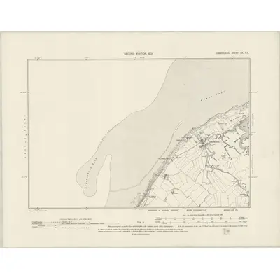 1899 Map of Cumberland XX.NE, 1901 Print