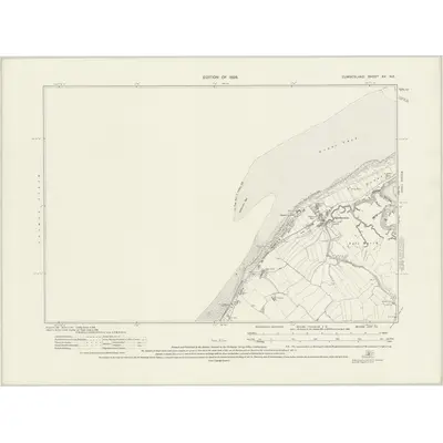 1923 Map of Cumberland XX.NE, 1926 Print