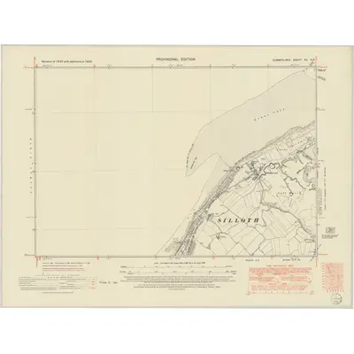 1950 Map of Cumberland XX.NE, 1952 Print