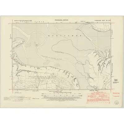 1946 Map of Cumberland XXI.NW, 1952 Print