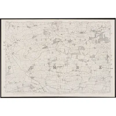1866 Map of Cumberland XXII, 1868 Print