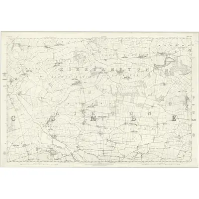 1866 Map of Cumberland XXII, 1868 Print