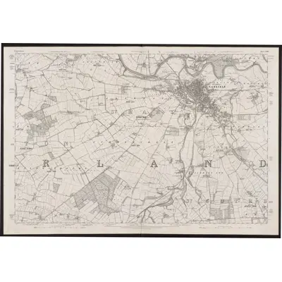 1865 Map of Cumberland XXIII, 1868 Print