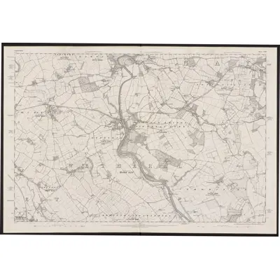 1861 Map of Cumberland XXIV, 1868 Print