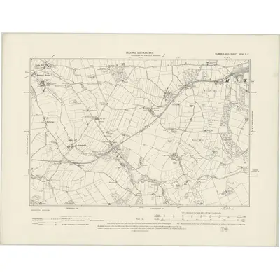 1899 Map of Cumberland XXIV.NE, 1901 Print