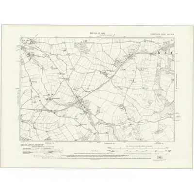 1924 Map of Cumberland XXIV.NE, 1926 Print