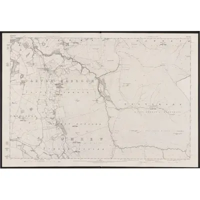 1861 Map of Cumberland XXV, 1868 Print