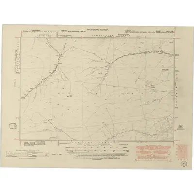 1946 Map of Cumberland XXVI.NW, 1951 Print