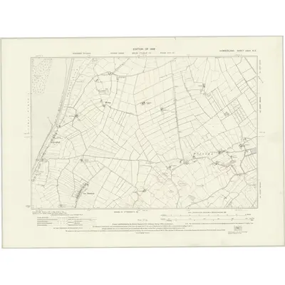 1923 Map of Cumberland XXVII.NE, 1926 Print