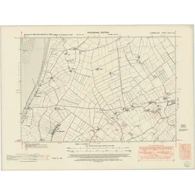 1946 Map of Cumberland XXVII.NE, 1952 Print