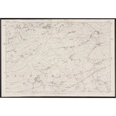 1865 Map of Cumberland XXVIII, 1868 Print