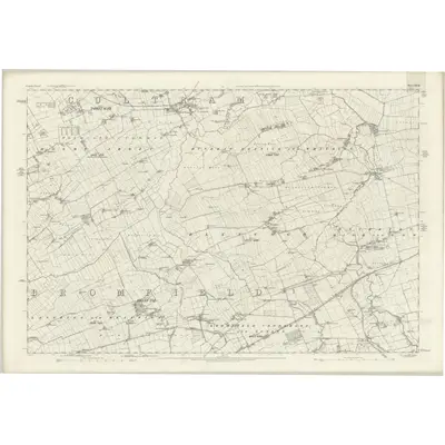 1865 Map of Cumberland XXVIII, 1868 Print