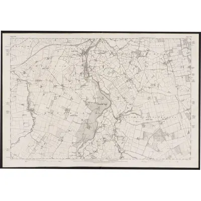 1862 Map of Cumberland XXX, 1868 Print