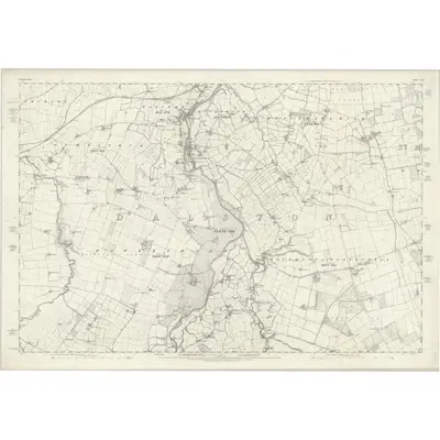 1862 Map of Cumberland XXX, 1868 Print
