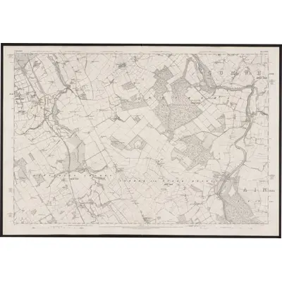 1861 Map of Cumberland XXXI, 1868 Print
