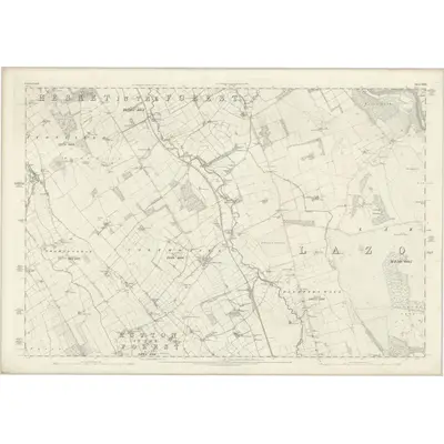 1860 Map of Cumberland XXXIX, 1867 Print