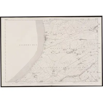 1865 Map of Cumberland XXXV, 1867 Print