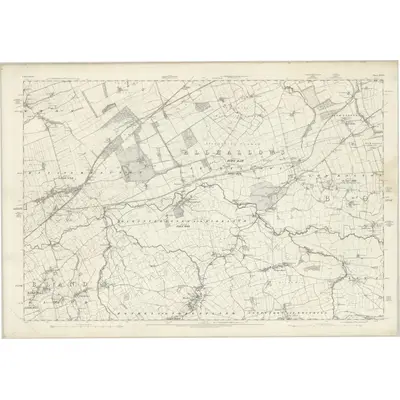 1863 Map of Cumberland XXXVI, 1868 Print