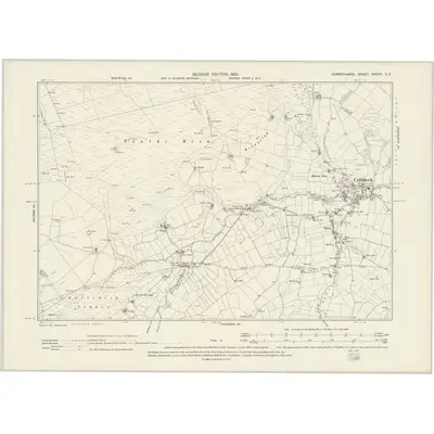1899 Map of Cumberland XXXVII.SE, 1901 Print