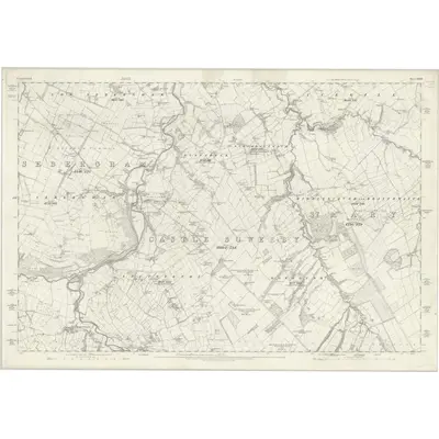 1861 Map of Cumberland XXXVIII, 1868 Print