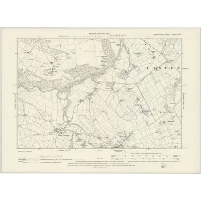 1899 Map of Cumberland XXXVIII.SW, 1901 Print