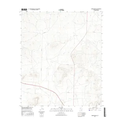 2016 Map of Cumbie Draw NE, 2016 Print