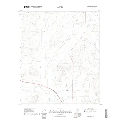 2019 Map of Cumbie Draw NE, 2019 Print