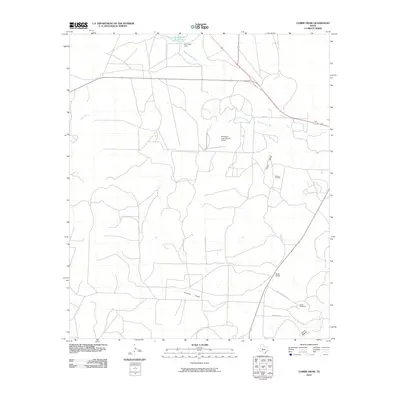 2010 Map of Cumbie Draw, 2010 Print
