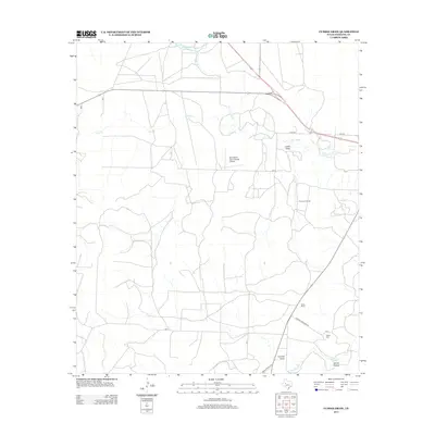 2013 Map of Cumbie Draw, 2013 Print