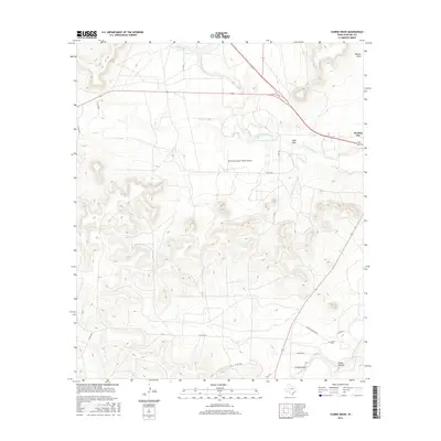 2016 Map of Cumbie Draw, 2016 Print