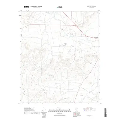 2019 Map of Cumbie Draw, 2019 Print