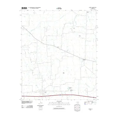 2010 Map of Cumby, 2010 Print