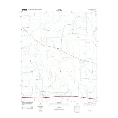 2013 Map of Cumby, 2013 Print