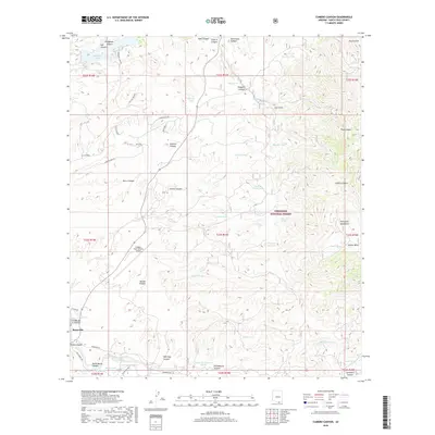 2018 Map of Cumero Canyon, 2018 Print