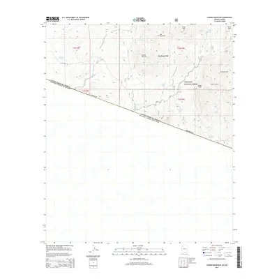 2014 Map of Cumero Mountain, 2014 Print