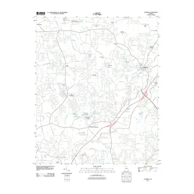 2011 Map of Cumming, 2011 Print