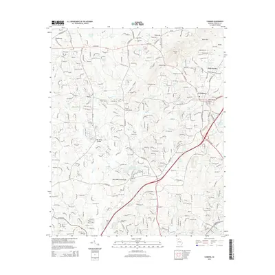 2014 Map of Cumming, 2014 Print