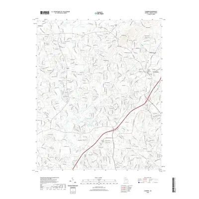 2020 Map of Cumming, 2020 Print