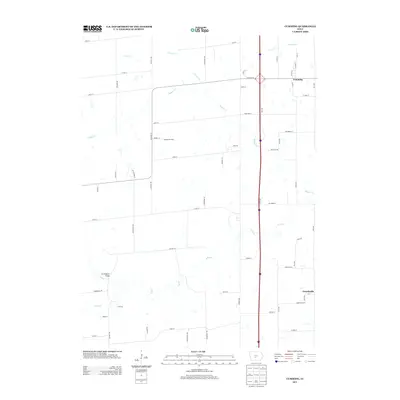 2013 Map of Cumming, 2013 Print