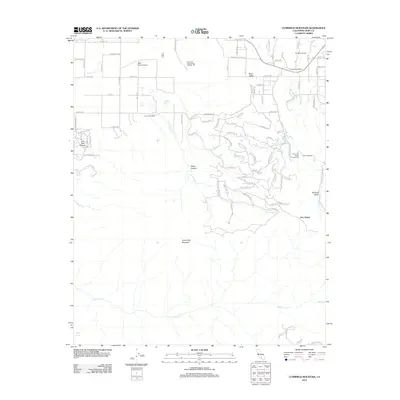 2012 Map of Cummings Mountain, 2012 Print