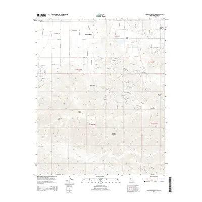 2015 Map of Cummings Mountain, 2015 Print