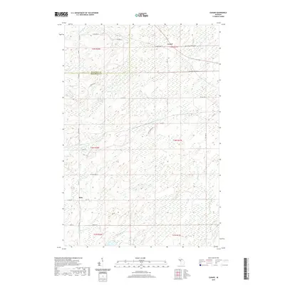 2019 Map of Cunard, 2019 Print