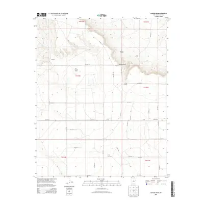2013 Map of Cunavea Basin, 2013 Print
