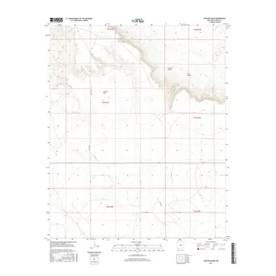 2017 Map of Cunavea Basin, 2017 Print