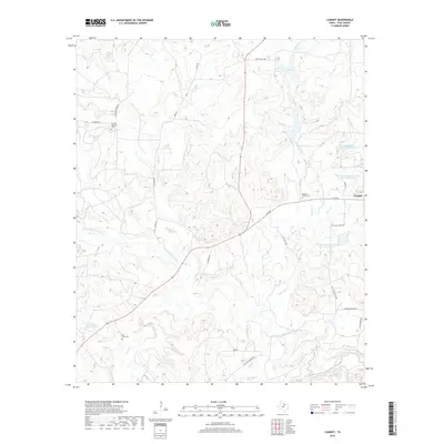2019 Map of Cundiff, 2019 Print