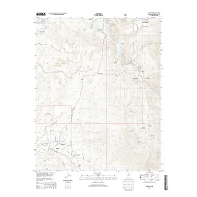 2013 Map of Cundiyo, 2013 Print