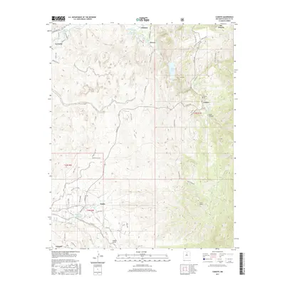 2017 Map of Cundiyo, 2017 Print
