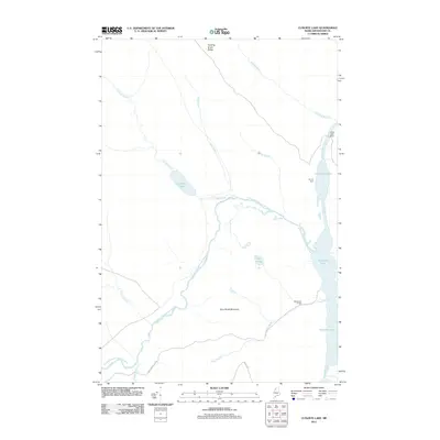 2011 Map of Cunliffe Lake, 2011 Print