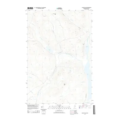 2014 Map of Cunliffe Lake, 2014 Print